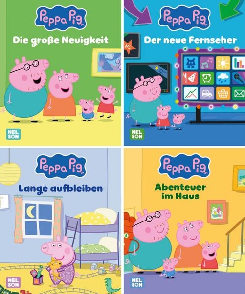 Nelson Mini-Bücher: 4er Peppa Pig 33-36, Set von Steffi Korda, Nelson, 978-3-8451-2914-3