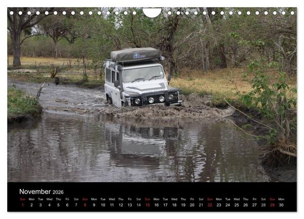 Produktbild: Off-road adventures in Africa (Wall Calendar 2026 DIN A4 landscape), CALVENDO 12 Month Wall Calendar