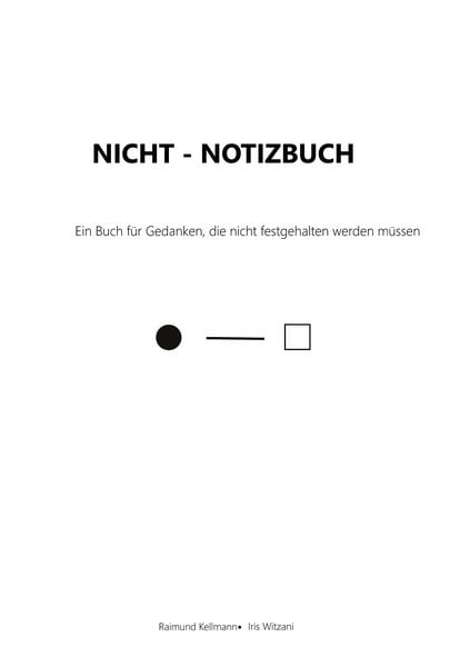 Produktbild: Nicht - Notizbuch