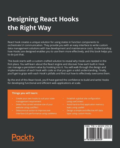 Produktbild: Designing React Hooks the Right Way