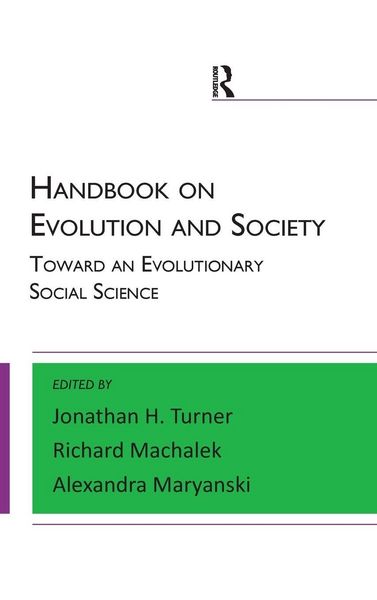 Produktbild: Handbook on Evolution and Society