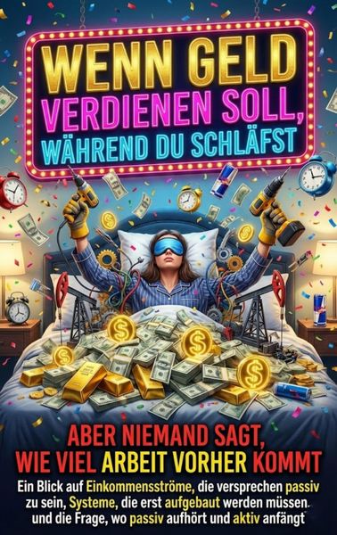 Produktbild: Wenn Geld verdienen soll, w&auml;hrend du schl&auml;fst, aber niemand sagt, wie viel Arbeit vorher kommt