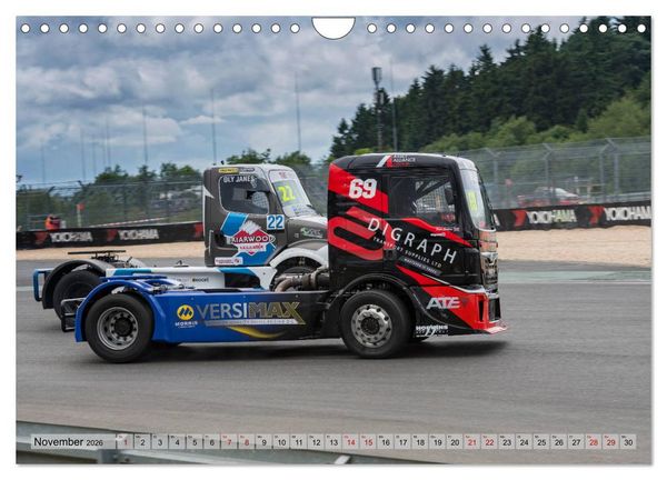 Produktbild: Best of TRUCK RACING (Wandkalender 2026 DIN A4 quer), CALVENDO Monatskalender