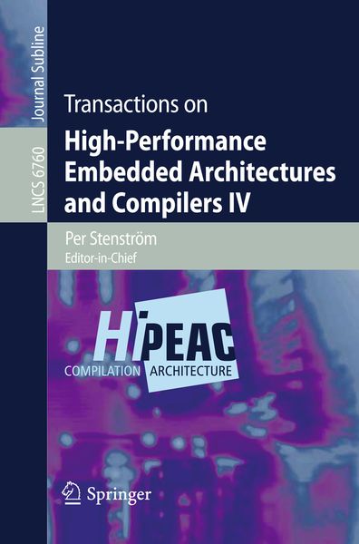 Produktbild: Transactions on High-Performance Embedded Architectures and Compilers IV