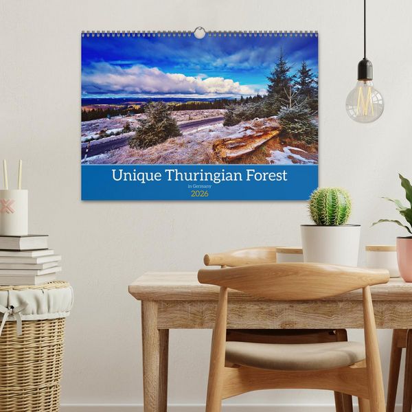 Produktbild: Unique Thuringian Forest (Wall Calendar 2026 DIN A3 landscape), CALVENDO 12 Month Wall Calendar
