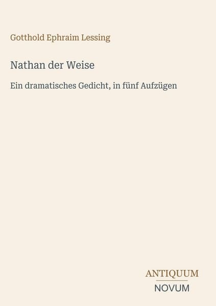 Produktbild: Nathan der Weise
