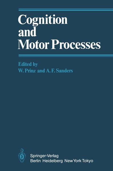 Produktbild: Cognition and Motor Processes