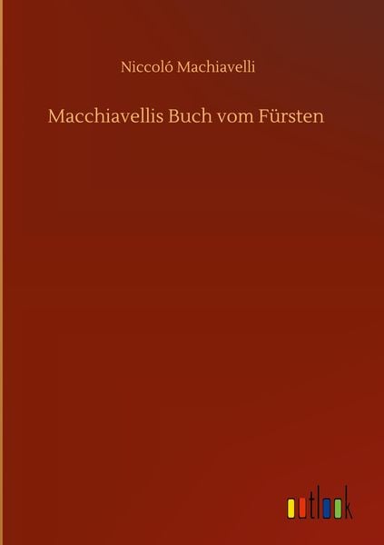 Produktbild: Macchiavellis Buch vom F&uuml;rsten