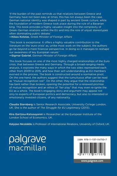 Produktbild: The Greco-German Affair in the Euro Crisis