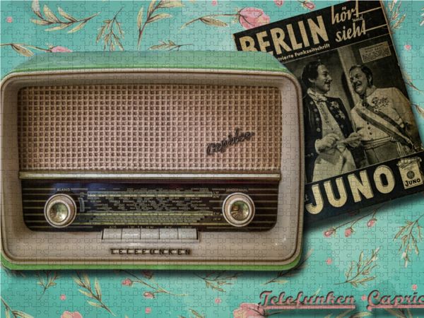 Produktbild: CALVENDO Puzzle Radioger&auml;t Telefunken Caprize | 1000 Teile Lege-Gr&ouml;&szlig;e 64x48cm Foto-Puzzle f&uuml;r gl&uuml;ckliche Stunden