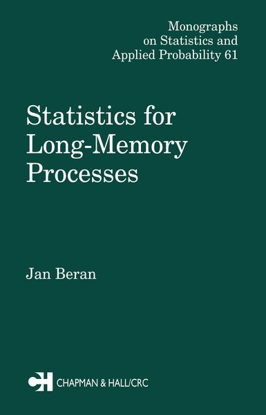 Produktbild: Statistics for Long-Memory Processes