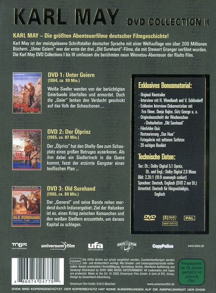 Produktbild: Karl May - Collection 2 [LE] [3 DVDs]