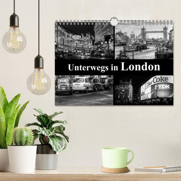 Produktbild: Unterwegs in London (Wandkalender 2026 DIN A4 quer), CALVENDO Monatskalender