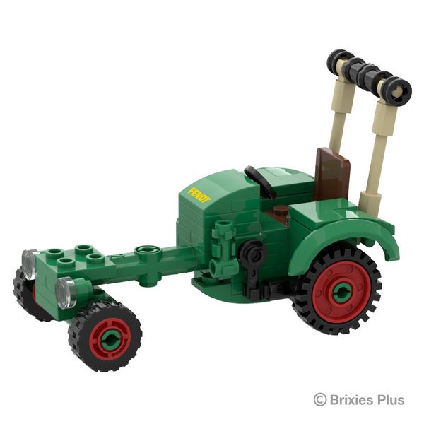 Produktbild: Bausteinsatz Brixies Plus Fendt GT & Zubeh&ouml;r Classic Club Collection gr&uuml;n