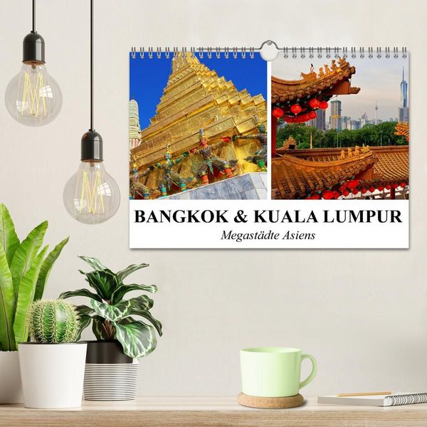 Produktbild: Bangkok und Kuala Lumpur - Megast&auml;dte Asiens (Wandkalender 2027 DIN A4 quer), CALVENDO Monatskalender