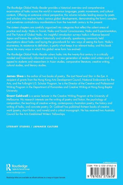 Produktbild: The Routledge Global Haiku Reader