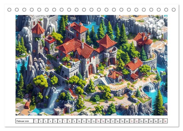 Produktbild: Mit den Augen spazieren gehen (Tischkalender 2026 DIN A5 quer), CALVENDO Monatskalender