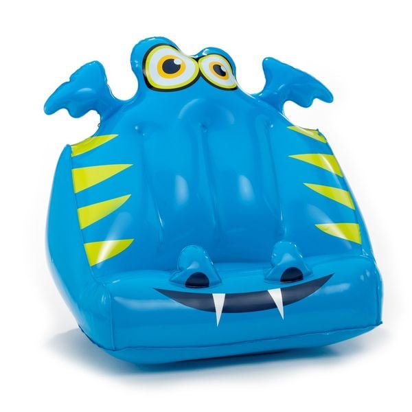 Produktbild: Bookmonster Air Blau - Darlie - Aufblasbares Lesekissen für Bücher und Tablets - Buchständer - Tablethalter - Lesehillfe