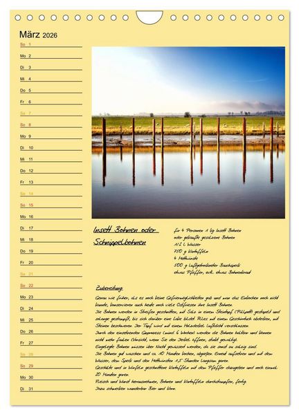 Produktbild: Ostfriesland - Appetit auf mehr / Geburtstagskalender (Wandkalender 2026 DIN A4 hoch), CALVENDO Monatskalender
