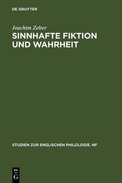 Produktbild: Sinnhafte Fiktion und Wahrheit