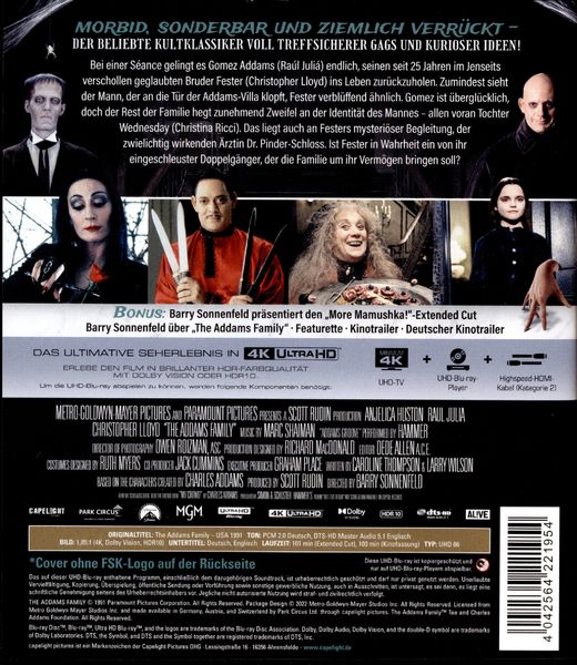 Produktbild: Addams Family (4K Ultra HD)