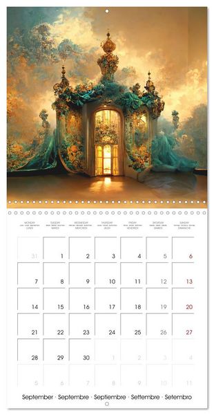 Produktbild: Rococo rooms (Wall Calendar 2026 12 &times; 12 Inch) CALVENDO 12 Month Wall Calendar