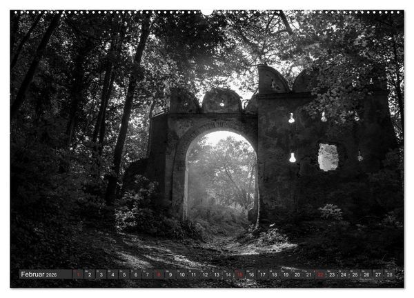 Produktbild: Morbide Zeitzeugen - Orte der Verg&auml;nglichkeit (hochwertiger Premium Wandkalender 2026 DIN A2 quer), Kunstdruck in Hochglanz