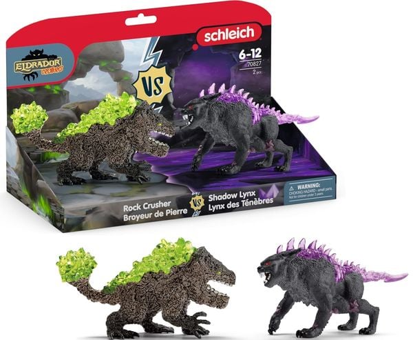 schleich Eldrador Schattenluchs vs. Felsbrecher