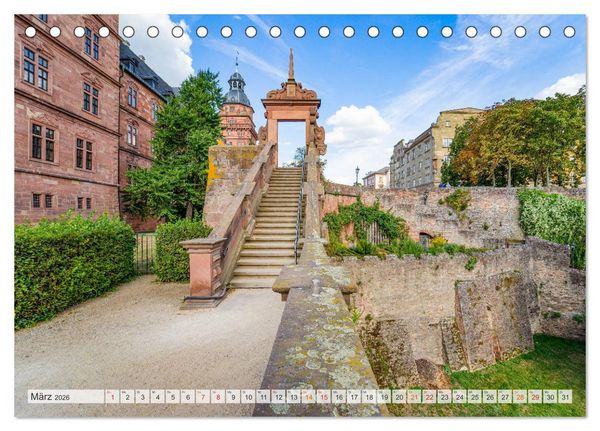 Produktbild: Aschaffenburg Impressionen (Tischkalender 2026 DIN A5 quer), CALVENDO Monatskalender