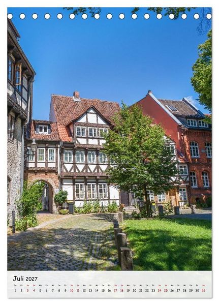 Produktbild: Braunschweig - Mittelalterliche L&ouml;wenstadt (Tischkalender 2027 DIN A5 hoch), CALVENDO Monatskalender
