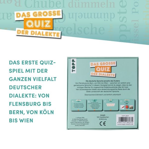 Produktbild: Das gro&szlig;e Quiz der Dialekte