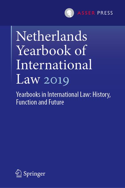 Produktbild: Netherlands Yearbook of International Law 2019