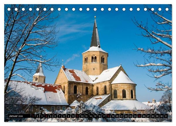 Produktbild: Hildesheimer Ansichten (Tischkalender 2026 DIN A5 quer), CALVENDO Monatskalender