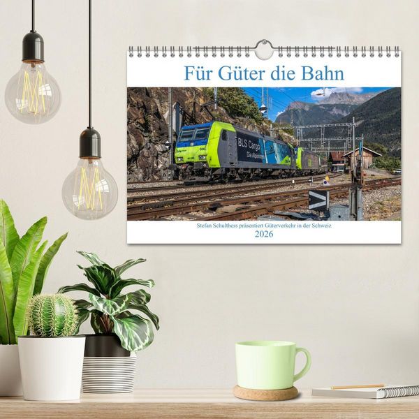 Produktbild: F&uuml;r G&uuml;ter die Bahn (Wandkalender 2026 DIN A4 quer), CALVENDO Monatskalender