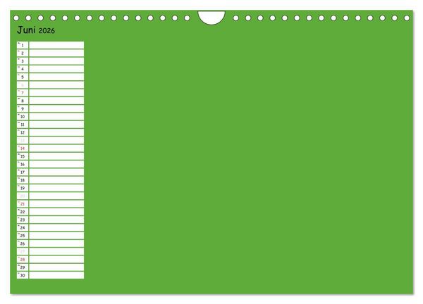 Produktbild: Bunter Bastelkalender (Wandkalender 2026 DIN A4 quer), CALVENDO Monatskalender