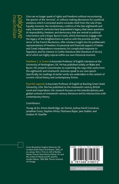 Produktbild: Byron and the Politics of Freedom and Terror