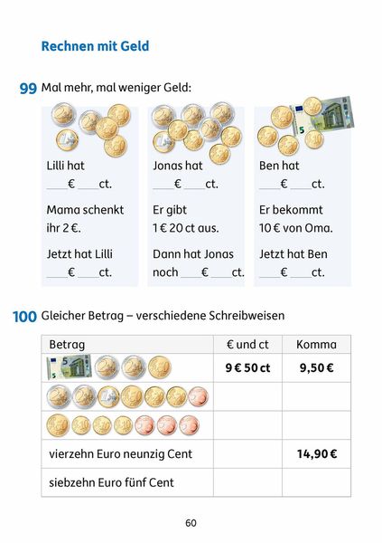 Übungsheft 2. Klasse - Mathe trainieren