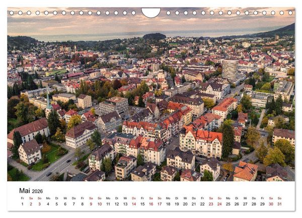 Produktbild: Luftbildkalender St. Gallen 2026 (Wandkalender 2026 DIN A4 quer), CALVENDO Monatskalender