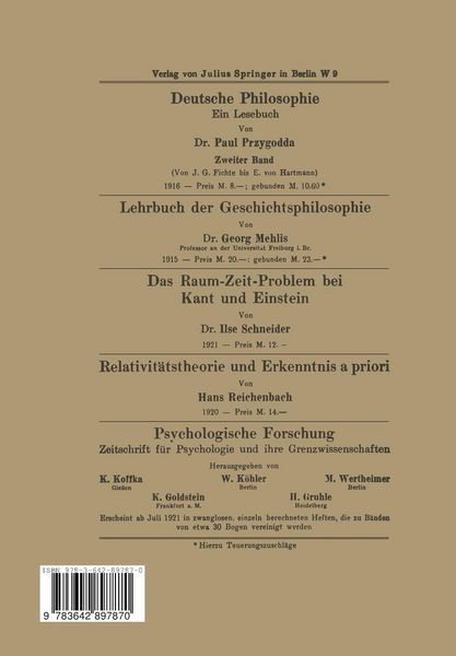 Produktbild: Der Gegenstand der Psychologie