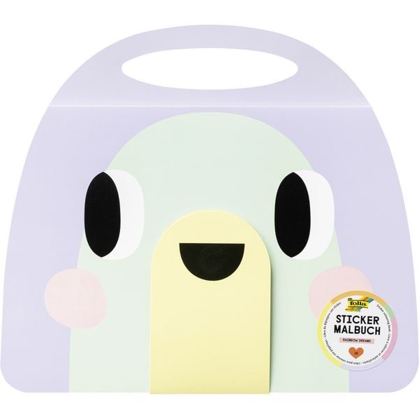 Produktbild: folia Sticker Malbuch Rainbow Dreams 15 Seiten