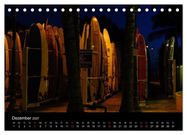 Produktbild: Hawaii - Oahu - Maui (Tischkalender 2027 DIN A5 quer), CALVENDO Monatskalender