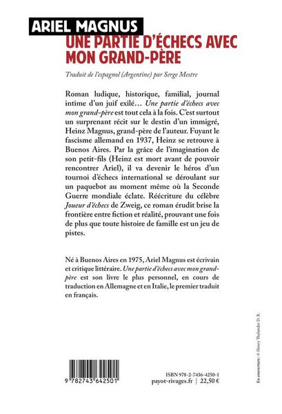 Produktbild: Une partie d'&eacute;checs avec mon grand-p&egrave;re : roman de guerre