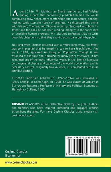 Produktbild: An Essay on the Principle of Population (Two Volumes in One)