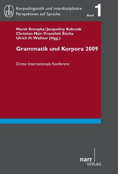 Produktbild: Grammatik und Korpora 2009