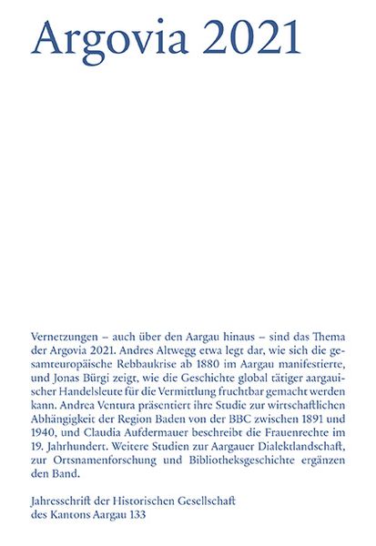 Produktbild: Argovia 2021