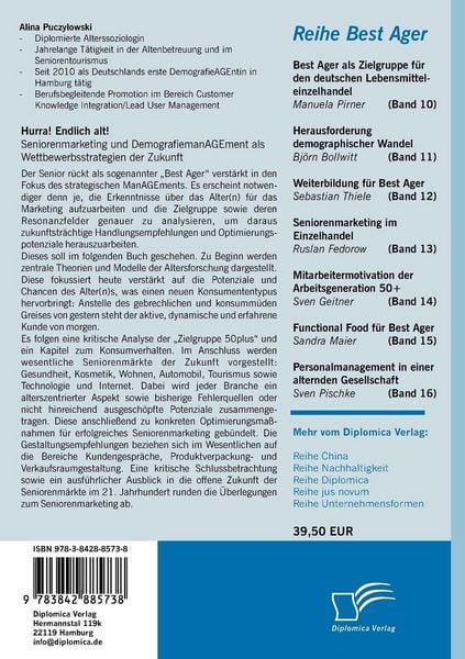 Produktbild: Hurra! Endlich alt! Seniorenmarketing und DemografiemanAGEment als Wettbewerbsstrategien der Zukunft