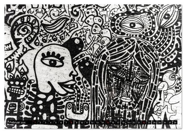 Produktbild: Street art London Michael Jaster (Tischkalender 2026 DIN A5 quer), CALVENDO Monatskalender