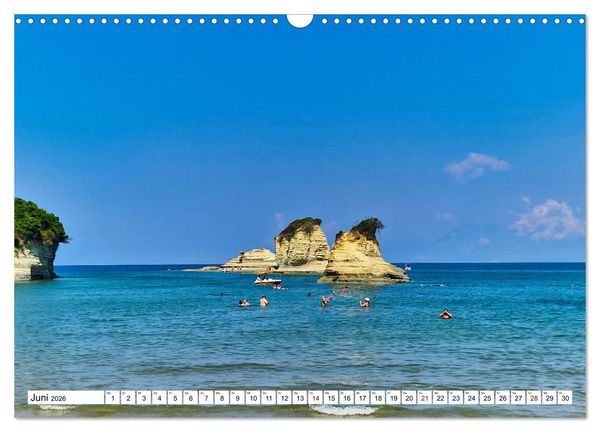 Produktbild: Der Norden von Korfu (Wandkalender 2026 DIN A3 quer), CALVENDO Monatskalender