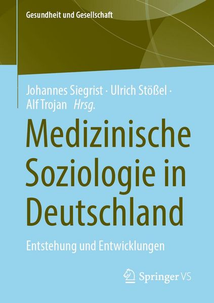 Produktbild: Medizinische Soziologie in Deutschland