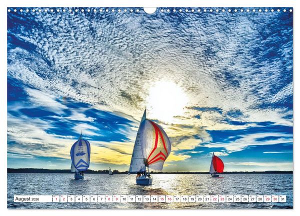 Produktbild: Leidenschaft Segeln (Wandkalender 2026 DIN A3 quer), CALVENDO Monatskalender